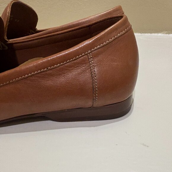 👞Cole Haan Men's Classic Loafers 9.5M Tan Leather Slip-ons Drivers - Picture 5 of 9